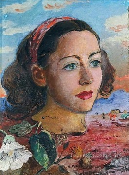 シュールレアリズムの肖像画 1947 年 美しい女性 女性 Oil Paintings